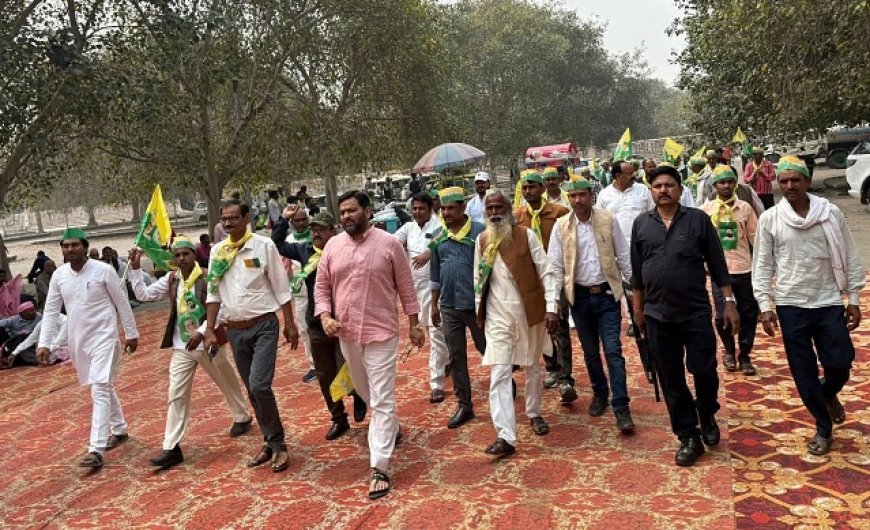 Lucknow: अमेरिका के साथ 18% कृषि डील पर गरजे किसान नेता अरुण कुमार बाबा, बोले—किसानों के खिलाफ है समझौता। 