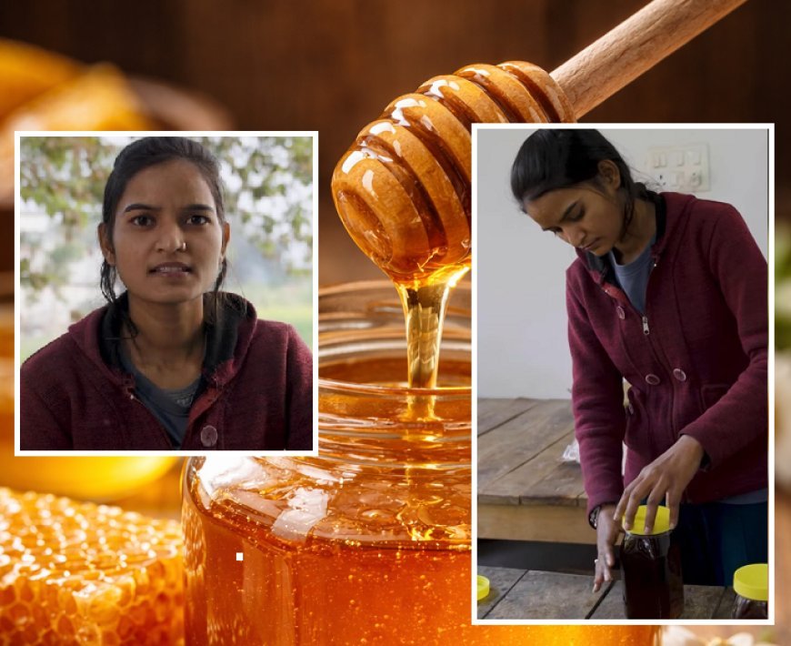 Lucknow: मुख्यमंत्री युवा योजना से ‘बनारसी हनी’ बना आत्मनिर्भरता का प्रतीक, वाराणसी की शिवानी ने पेश की नारी सशक्तीकरण की मिसाल। 