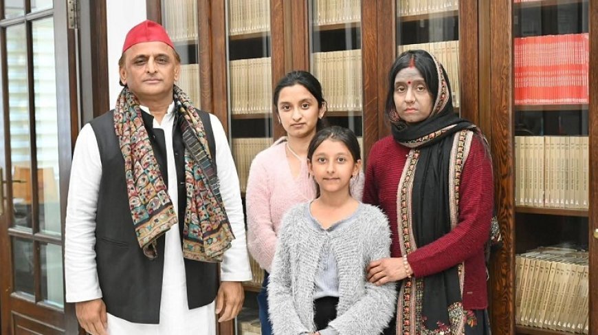 Lucknow: भाजपा सरकार पर प्रतिशोध का आरोप, सुषमा कौशिक ने अखिलेश यादव से मांगा न्याय। 