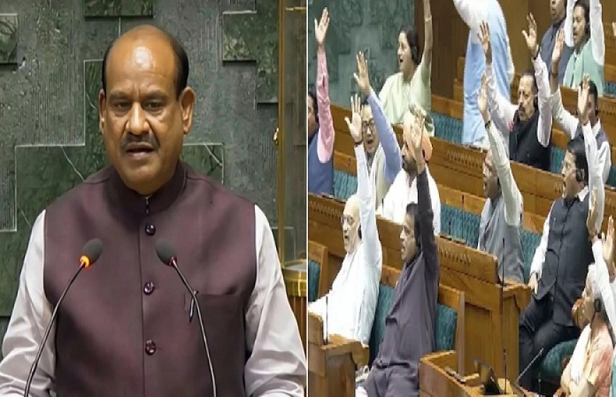 लोकसभा स्पीकर ओम बिरला सदन में लौटे, अविश्वास प्रस्ताव गिरने के बाद दी सफाई।