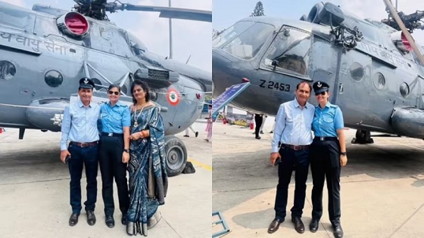 11 बार असफलता के बाद मिली सफलता, राजस्थान की बेटी ऋषिना शर्मा ने रचा इतिहास, बारां जिले की पहली महिला फ्लाइंग ऑफिसर बनीं। 