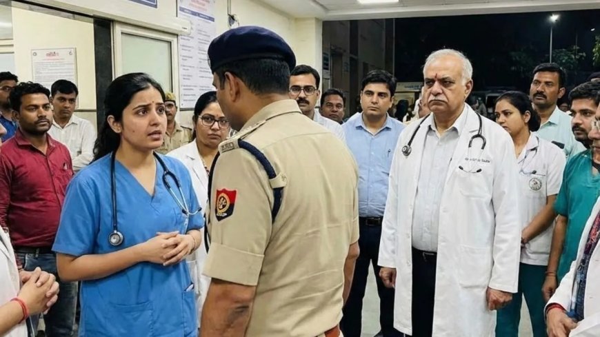 नोएडा चाइल्ड पीजीआई में इमरजेंसी प्रभारी ने जूनियर डॉक्टर को मारे थप्पड़, आदेश न मानने पर पीड़िता ने पुलिस में दर्ज कराया मुकदमा