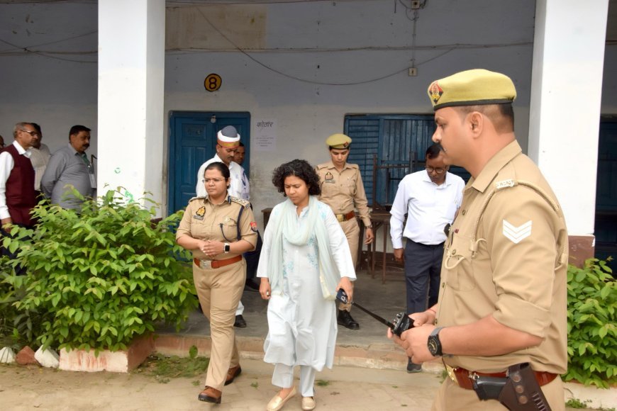 Lakhimpur- Kheri : लखीमपुर खीरी में यूपी पुलिस भर्ती परीक्षा शांतिपूर्ण ढंग से पूरी हुई