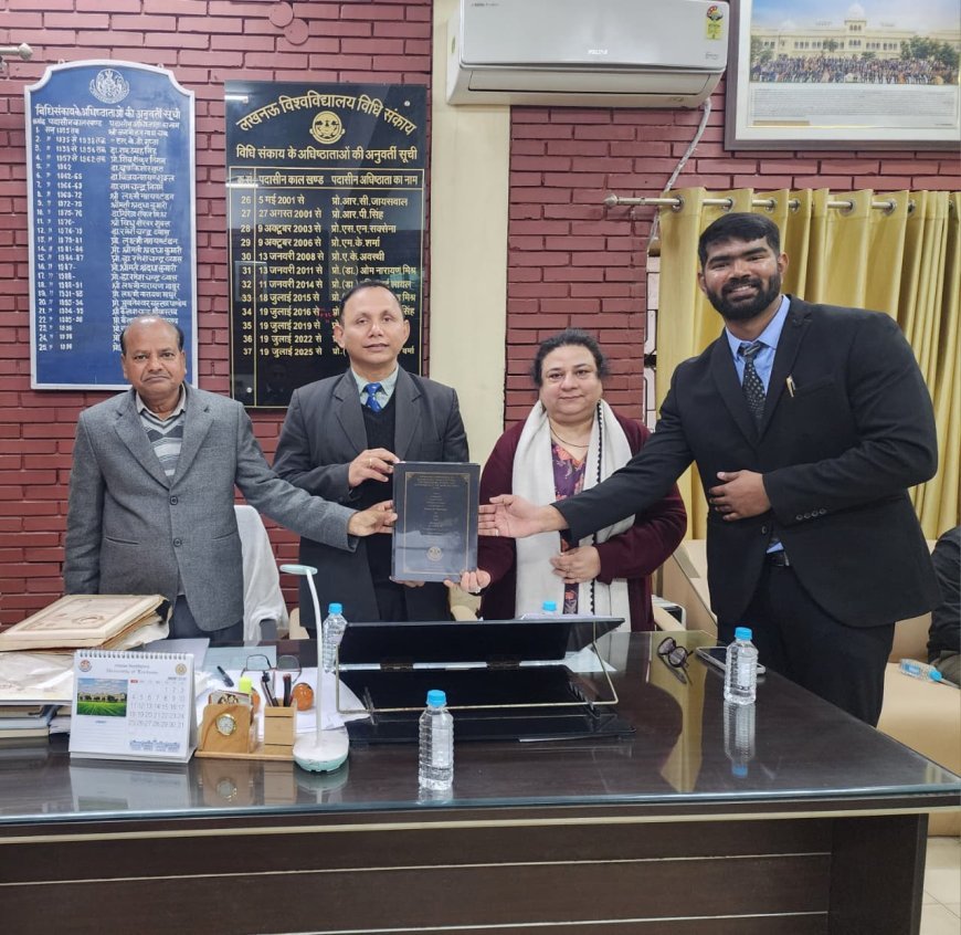 Sitapur : डॉ. आयुष राही को लखनऊ विश्वविद्यालय से मिली पीएचडी उपाधि