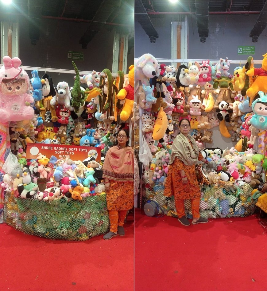 Lucknow : सरकारी प्रशिक्षण और सहयोग से बदली जिंदगी, सॉफ्ट टॉयज से पहचान बना रहीं वंदना