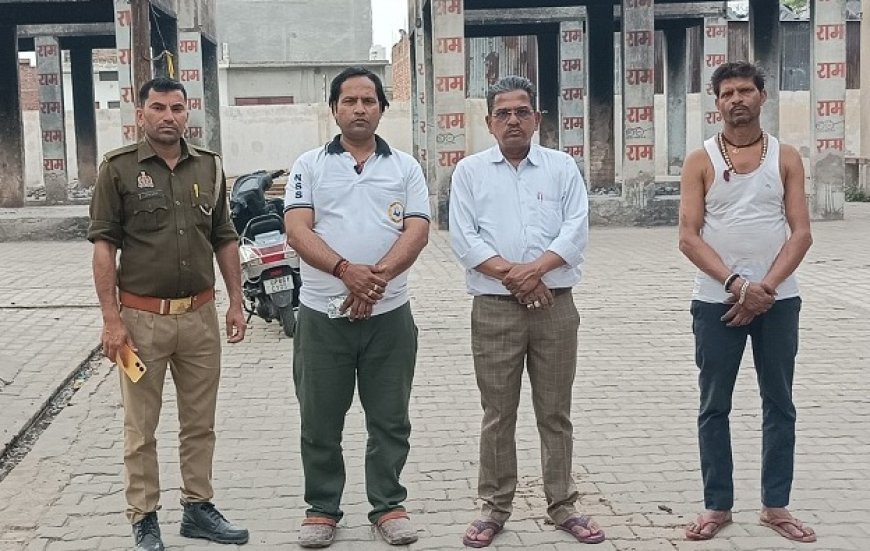 Hathras: अज्ञात महिला के शव का समाजसेवियों ने कराया अंतिम संस्कार। 