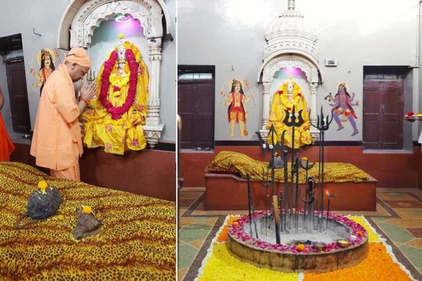 जालोर में श्री रत्नेश्वर महादेव मंदिर के 375 वर्ष पूर्ण होने पर महायज्ञ व धर्मसभा में शामिल हुए मुख्यमंत्री योगी आदित्यनाथ।