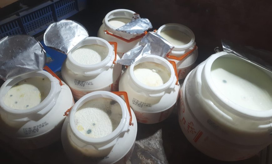 Saharanpur : एक्सपायरी से पहले ही खराब मिली दही, फंगस और बदबू से उठे सवाल