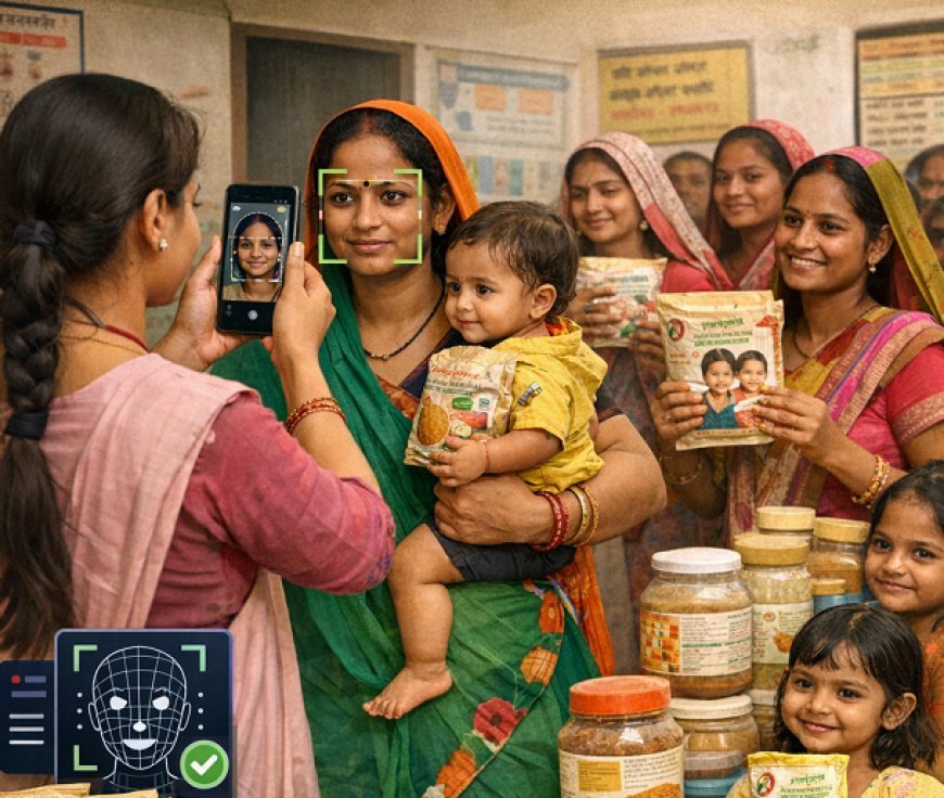 Lucknow: एफआरएस से पुष्टाहार वितरण में पारदर्शिता: फरवरी में 81 लाख लाभार्थियों तक पहुंचा पोषण। 