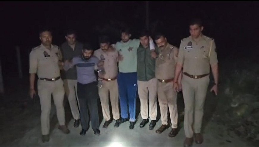 Saharanpur: लूट के आरोपियों से पुलिस की मुठभेड़, दो घायल गिरफ्तार, तमंचे व नकदी बरामद। 