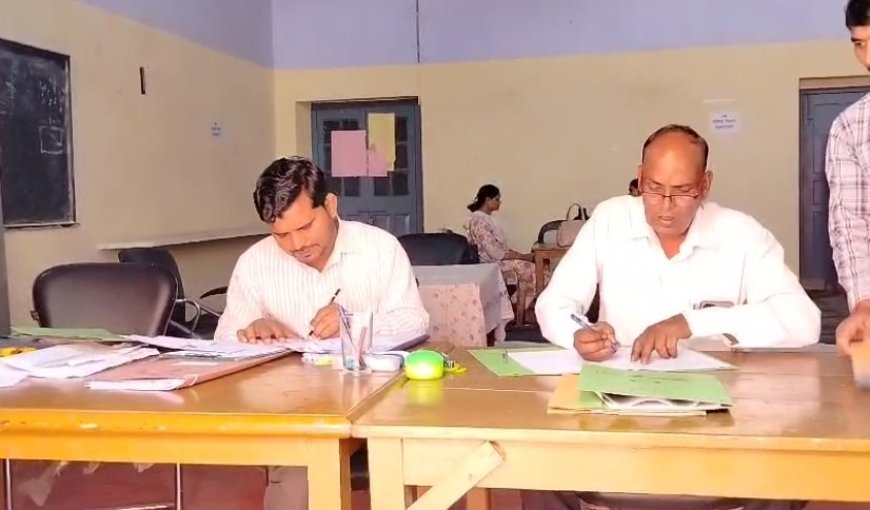 सम्भल में यूपी बोर्ड कॉपियों का मूल्यांकन शुरू, पांच केंद्रों पर कड़ी निगरानी में जांच कार्य जारी।