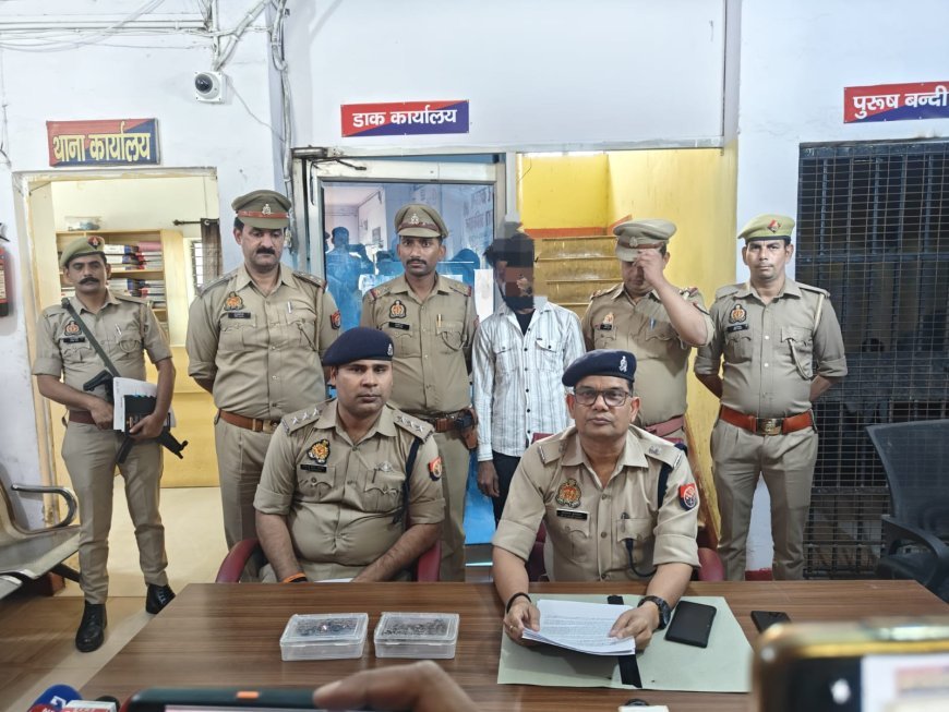 Hathras : महादेव कॉलोनी चोरी का खुलासा, आरोपी शनिकांत गिरफ्तार, जेवरात बरामद