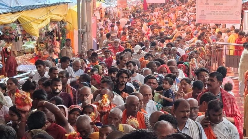 Lucknow : नवरात्रि पर यूपी के देवी मंदिरों में उमड़ा आस्था का सैलाब, लाखों श्रद्धालुओं ने किए दर्शन