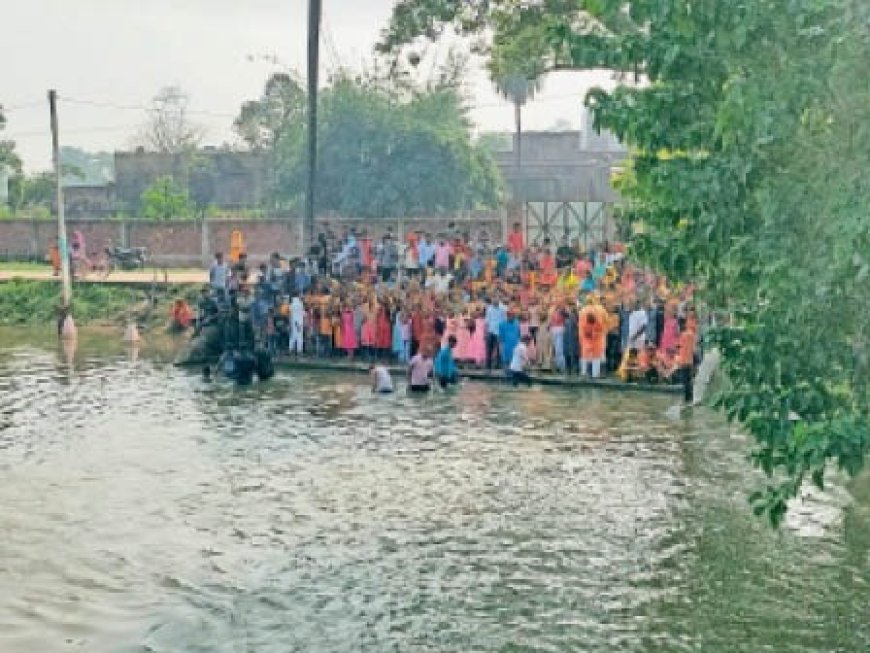 Siddharthnagar : सिद्धार्थनगर में कलश यात्रा के दौरान राप्ती नदी में दो युवकों की डूबने से मौत