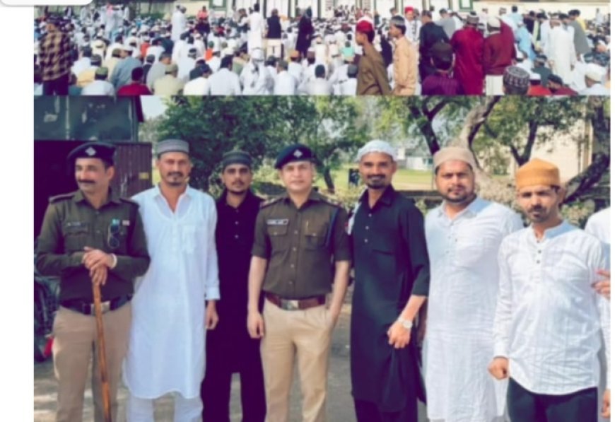 Bajpur : सुल्तानपुर पट्टी में ईद उल फितर की नमाज अदा की गई, अमन और भाईचारे की दुआ मांगी