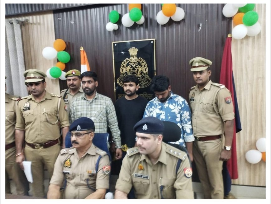 Moradabad : मुरादाबाद पुलिस ने कटघर में अवैध हथियार फैक्ट्री का भंडाफोड़ किया