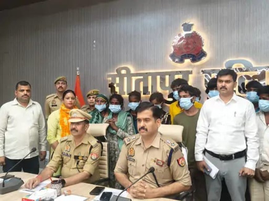Sitapur : सीतापुर पुलिस ने एमपी के अंतरराज्यीय चोर गिरोह का भंडाफोड़ किया