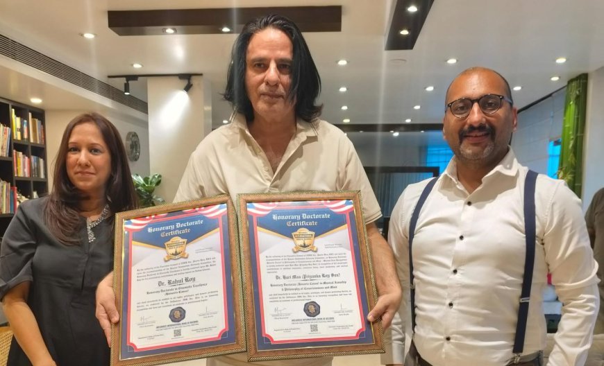 Bajpur : अभिनेता राहुल रॉय को सिनेमा में योगदान के लिए मानद डॉक्टरेट से किया गया सम्मानित