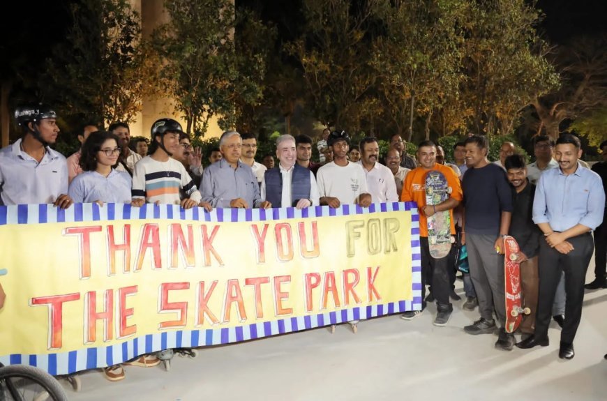 Lucknow : लोहिया पार्क में प्रदेश का सबसे बड़ा स्केट पार्क शुरू, मुख्य सचिव ने किया उद्घाटन