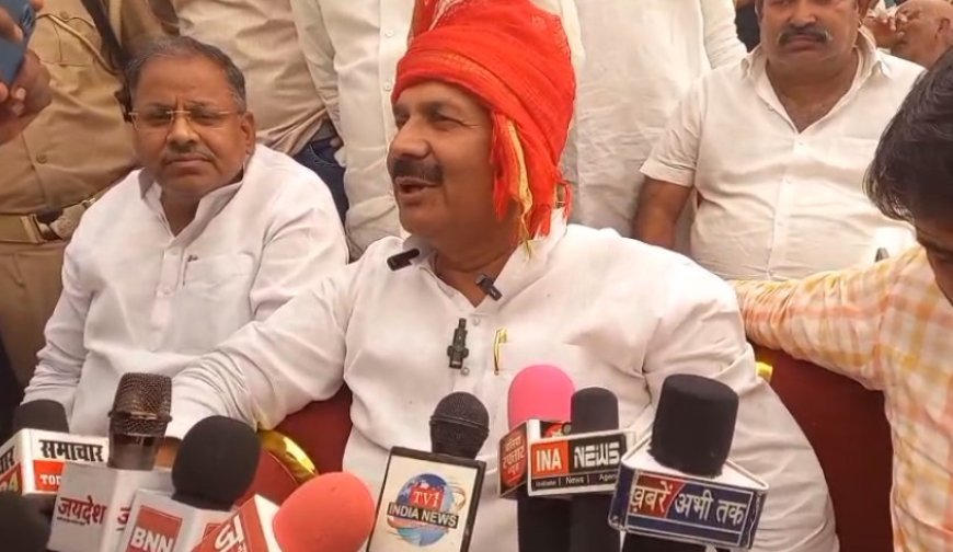 Ballia: सर्व समाज सर्व धर्म के लोग मिलकर जैसे अंग्रेजों को भगाया था,वैसे ही देश की तरक्की के लिए भाजपा को भगाएंगे- संग्राम सिंह यादव 