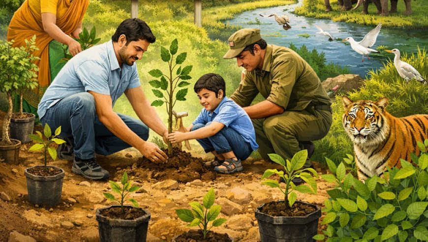 Lucknow: नव निर्माण के 9 वर्ष: 277 करोड़ से अधिक पौधरोपण वाला ‘हरित प्रदेश’ बनेगा यूपी। 