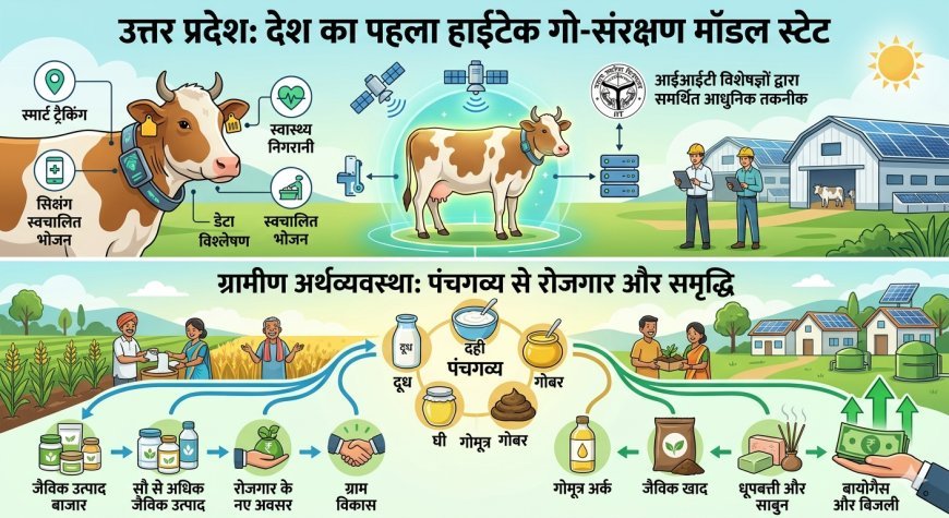 Lucknow : उत्तर प्रदेश बनेगा देश का पहला हाईटेक गो-संरक्षण मॉडल स्टेट, आईआईटी विशेषज्ञ तैयार कर रहे हैं आधुनिक तकनीक