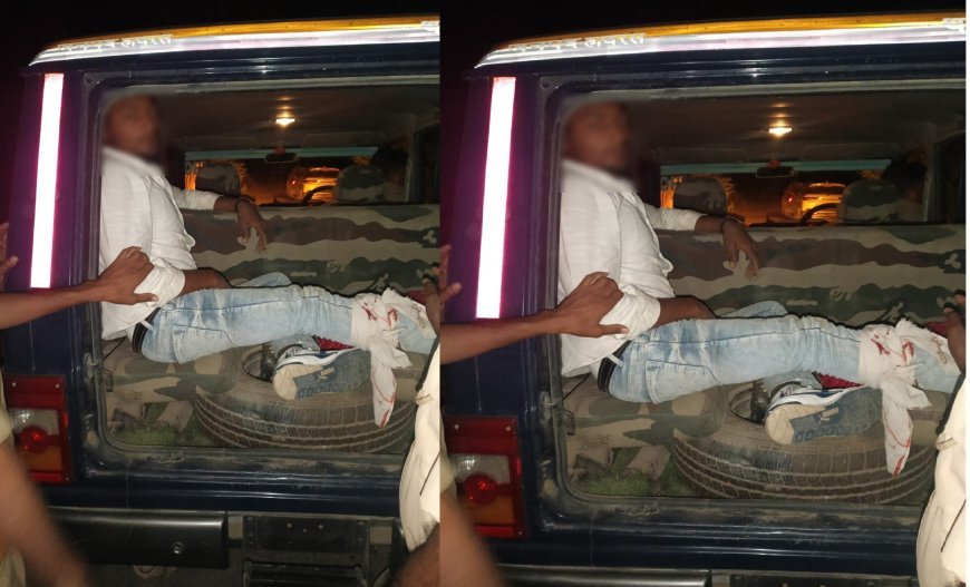 Hathras : पुलिस की बदमाशों से मुठभेड़, पैर में गोली लगने से शातिर लुटेरा घायल, शराब ठेकों में हुई लूट का खुलासा