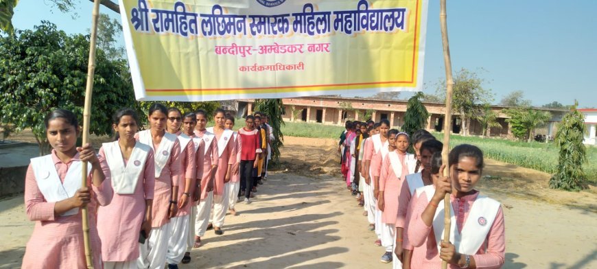 Ambedkarnagar : समाज सेवा और राष्ट्र भक्ति के संकल्प के साथ सात दिवसीय शिविर का समापन