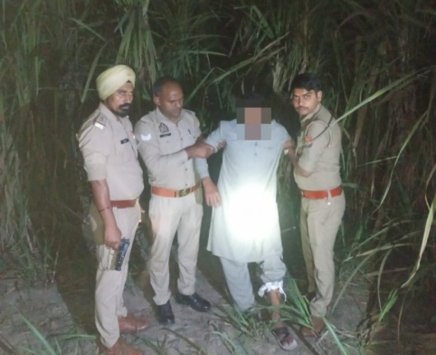 Saharanpur: मुठभेड़ में फायरिंग कर भाग रहा बदमाश घायल, खतौली पुलिस की सख्त कार्रवाई। 