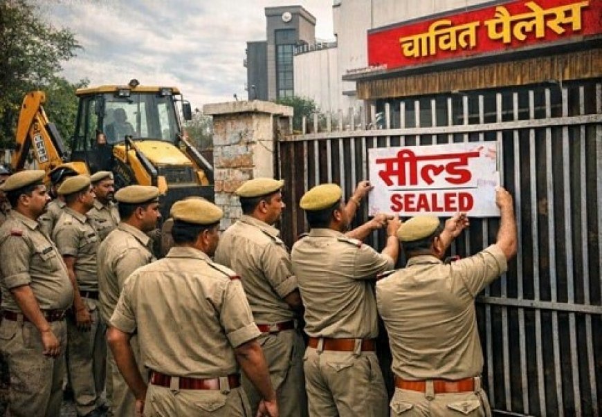 Saharanpur: चर्चित पैलेस पर प्रशासन का शिकंजा कड़ा, दोबारा सीलिंग की तैयारी, विरोध करने वालों पर FIR के संकेत। 