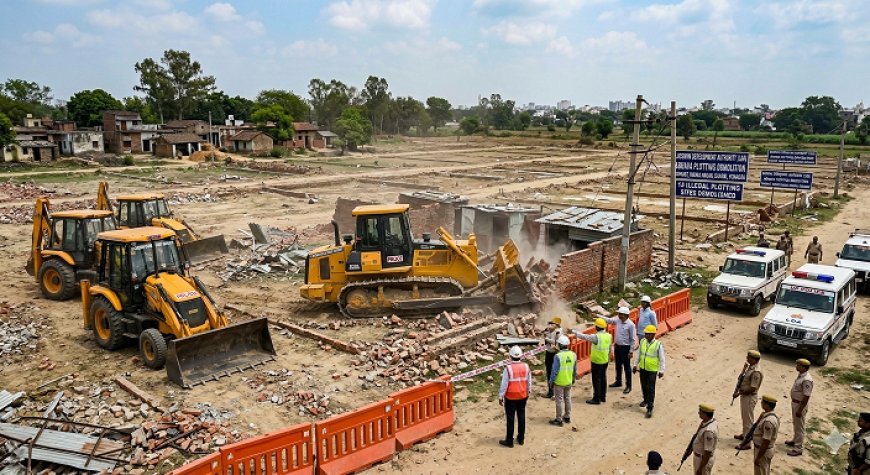 Lucknow: चिनहट, इंदिरा नगर, काकोरी व दुबग्गा में 14 अवैध प्लाटिंग ध्वस्त, एलडीए उपाध्यक्ष प्रथमेश कुमार के निर्देश पर प्रवर्तन जोन-3, जोन-5 एवं जोन-7 की टीम ने की कार्रवाई। 