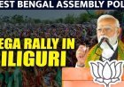 सिलीगुड़ी में पीएम मोदी की हुंकार: बंगाल में भ्रष्टाचार और कुशासन के अंत का किया आह्वान, 'डबल इंजन' सरकार को बताया विकास की एकमात्र चाबी।