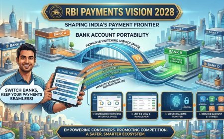 आरबीआई की क्रांतिकारी पहल: अब मोबाइल नंबर की तरह बदल सकेंगे अपना बैंक, अकाउंट पोर्टेबिलिटी पर तेजी से चल रहा है काम।