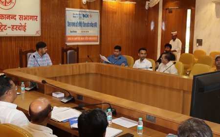 Hardoi: जिला सलाहकार समिति की बैठक में डीएम अनुनय झा सख्त—बैंकों को सीडी अनुपात सुधारने के निर्देश, योजनाओं की प्रगति पर जताई नाराजगी। 