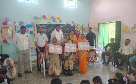 Hardoi : किसान नेता रफीक लम्बू ने बच्चों को किया सम्मानित, बढ़ाया उत्साह