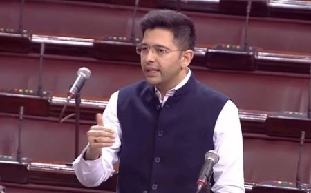 राघव चड्ढा को राज्यसभा में बोलने की अनुमति नहीं: आम आदमी पार्टी ने नए उपनेता के नाम की घोषणा की।