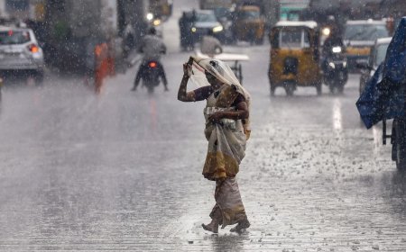 उत्तर-पश्चिमी भारत पर दोहरा पश्चिमी विक्षोभ सक्रिय, दिल्ली-एनसीआर समेत कई राज्यों में आज आंधी, बारिश और ओलावृष्टि की चेतावनी।