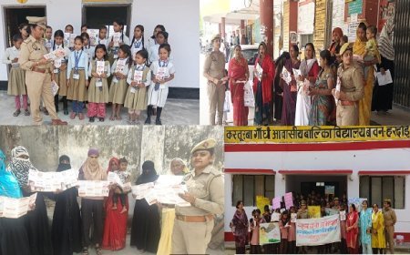 Hardoi: हरदोई में मिशन शक्ति फेज-5 का व्यापक जनजागरूकता अभियान, महिलाओं व बालिकाओं को किया जागरूक। 