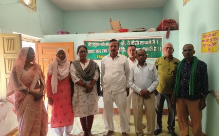 Sitapur : किसान मंच की चेतावनी: फसल नुकसान के सर्वे और गेहूं खरीद शुरू करने की जोरदार मांग