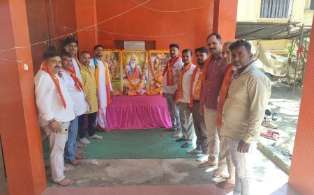 Sitapur : मिश्रिख के हनुमान मंदिर में श्रद्धा के साथ मनाई गई महर्षि कश्यप जयंती