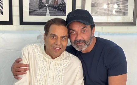 'घर जाकर पापा को बताऊंगा कि दुनिया उन्हें कितना प्यार करती है', लाइफटाइम अचीवमेंट सम्मान लेने पिता की जगह पहुँचे बॉबी देओल हुए भावुक।