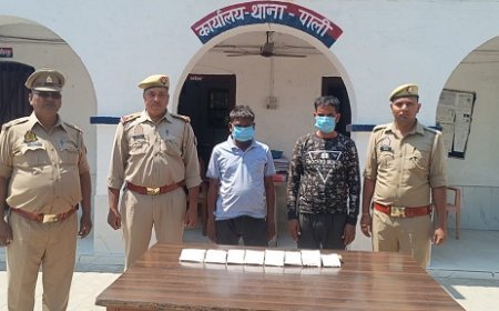 Hardoi: पाली पुलिस ने दो शातिर चोरों को किया गिरफ्तार, नगदी व एटीएम कार्ड बरामद।