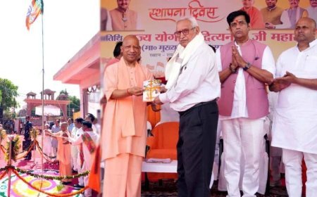 Gorakhpur : सत्ता नहीं, संस्कार की है भाजपा की विकास यात्रा: मुख्यमंत्री