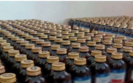 पटना में नशे के खिलाफ बड़ी कार्रवाई: चेन्नई से आई 50 लाख की प्रतिबंधित कफ सिरप जब्त, एक तस्कर गिरफ्तार।