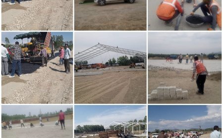 Saharanpur : दिल्ली-देहरादून एक्सप्रेसवे का उद्घाटन करने आ रहे प्रधानमंत्री मोदी, सहारनपुर में तैयार हो रहा भव्य पंडाल