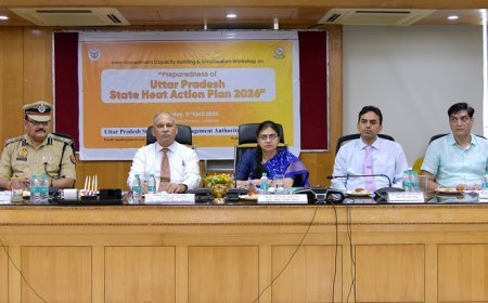 हीट वेव प्रबंधन पर मंथन: यूपी में सिटी हीट एक्शन प्लान और अर्ली वार्निंग सिस्टम को मजबूत करने पर जोर।