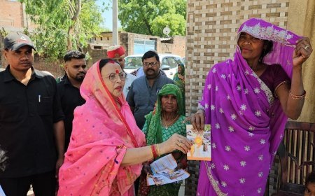 Hardoi: भाजपा स्थापना दिवस पर ग्राम भरिगवां में जनसंवाद कार्यक्रम आयोजित।