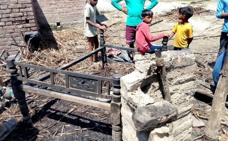 Lakhimpur- Kheri : चूल्हे की चिंगारी से घर में लगी भीषण आग, 8 बकरियां जिंदा जलीं और गृहस्थी का सारा सामान राख
