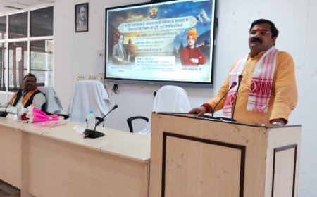 Lucknow : बाबा साहब के समरसता के विचार और राष्ट्र निर्माण की दृष्टि पर संगोष्ठी आयोजित, वक्ताओं ने सामाजिक न्याय पर दिया जोर