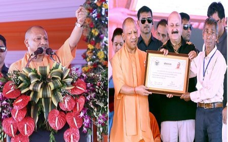 लखीमपुर खीरी को सीएम योगी की बड़ी सौगात: थारू समाज के मुकदमे होंगे वापस, 817 करोड़ की 314 परियोजनाओं का लोकार्पण।